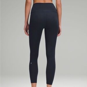 lululemon Wunder Train Black High Rise Tight 25”